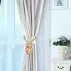 Embrasses à rideaux avec boucles en forme de Mini-figure, supports décoratifs élégants pour l'extérieur, bandes à cravate solides pour la maison et le bureau