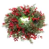 Decorative Flowers Christmas Red Berry Wreath Artificial Garland Fall Decorations Home Delicate Door