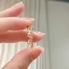 Кольца Ювелирные изделия Кольцо с узлом Женский бриллиантовый комплект из серебра 925 пробы Red Valley Ailing Same U19T