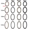 5 PCSCarabiners 2Pcs New Zinc Alloy Plated Gate Spring Oval Ring Boucles Clips Mousqueton Sacs à main Sacs à main Ovale Push Trigger Mousqueton Mousquetons P230420