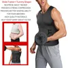 Taille Tummy Shaper Hommes Taille Formateur Sauna Gilet Fitness Corset Abdomen Minceur Corps Shaper Ventre Réduisant Shapewear Brûler Graisse Chemise Tondeuse Ceinture 231120