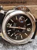 Mens Watch Panerais regarde Luminor Automatic 44 PAM 104 # 034;Q 95% NOUVEAU CAS 2 STRAPE OEM RHYU