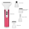 Epilator 5 in 1 Electric Hair Remover Rechargeable Lady Shaver Nose Hair Trimmer Eyebrow Shaper Leg Armpit Bikini Trimmer Women Epilator 230419