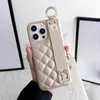 Rhombus Leather Phone Case For Iphone 15promax 15pro 15 14promax 14 13pro 13 12 11 Anti Drop Multifunctional Phone Case Designer Womens Mens Phonecase