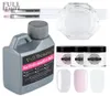 Kits de unhas em pó de cristal, extensão acrílica transparente, conjunto de construtor de manicure, 120ml, líquido acrílico, escultura 3d, escova de unhas, ferramenta diy ch15739127676