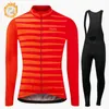 Ensembles de maillots de cyclisme Winte vêtements pour hommes Raudax maillots d'hiver vtt à manches longues costumes Ropa Ciclismo Triathlon Kit 231118