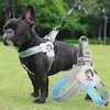 Dog Collars Leashes Harness Adjustable Pet Vest For Small Large Dogs Cats Reflective Mesh Chest Strap French Bulldog Walk Training 231120