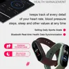 バンド5スマートブレスレットスマートウォッチスポーツフィットネストラッカーBluetooth Heart Rate SmartBand Waterfoof Smart Band for Android iOS