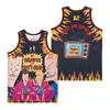 Film do koszykówki Beavis i Butt-head Jersey Do America Dom Down 1996 College dla fanów sportu oddychające z szycia drużyna retro pullover liceum koszulka