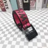 Belts Fashionable Men's Women's Canvas Letters Youth Students Street Hip-hop Trend Lengthened Couple Models Gift2vu6