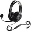 USB Gaming Headset Justerbara trådbundna datorhörlurar med mikrofon Stereo Music Gamer Earphones for Laptop PC Skype Offor OH109