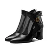 Sukienka buty komise dla kobiet letnie botki na wysokim obcasie seksowne czarne koronkowe kwadratowe sandały na pięcie pompki buty panie zapatos de mujer 230419