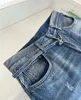 2023 Mäns tvättbara raka ben jeans ljus lyxkvalitet design vår/sommar nya bekväma jeans