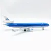 Aircraft Modle Metal Aircraft Model 20cm 1 400 McDonnell Douglas MD-11 Metal Replica Alloy Material med Landing Gear Collectible Toys Gift 231120