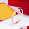 Cuff Designer Bracelet Luxury Love Bracelets For Women Cubic Zirconia 316L Titanium Steel Jewelry Gift Drop Delivery Dh0Tj