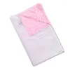 Couvertures Sublimation Couverture de bébé vierge Couverture respirante Swaddles Wrap pour bébés garçons filles coton sieste petites couettes couverture de poussette