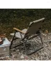 Camp Furniture Outdoor Folding Chair Ultra Light Aluminum Stool Portable Camping