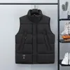 Gilets pour hommes Coton rembourré Gilet Veste Hommes Puffer Vestes Manteau sans manches Épaissir Chaud Casual Gilet Vêtements Hiver Plus Taille 5XL