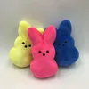 Pluszowe lalki 15 cm miękkie poduszki prezenty dziewczyna dla chłopców symulacja Symulacja Symulacja Symulacja Pchanie dla dzieci Peeps Królik Królik Peep Easter Toys 230421