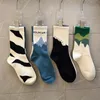 Socks Hosiery Fashion Hip Hop Skateboard Striped Mid Tube Solid Color Breathable Cotton Sock Women Man 231120