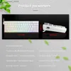 Toetsenborden E-YOOSO Z686 RGB USB 60% Mini slim Mechanisch Gaming Bedraad toetsenbord Rode schakelaar 68 toetsen Russisch Braziliaans Portugees voor Compute Q231121