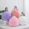 Poppen Rose Flower Dolls voor Valentijnsdag Cadeaus Kerstversiering Verjaardagscadeaus voor vrouwen Moeder Oma Vrouw Rose poppen in doos 231121