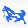 Multifunzione all'aperto Simpatico cavallo Animale Apribottiglie Portachiavi Portachiavi Vino Birra Apriscatole Strumenti EDC Natale Decorazione portatile LX5559