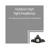 Headlamps Headlamp Rechargeable Emergency Headlight Zoomable Head Lamp Light Portable Camping Fishing Power Bank With Batteries