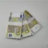 Inne świąteczne dostawy imprezowe dostawy do zaopatrzenia w nagrody filmowe Banknot 5 10 20 50 Dolar Euro Realistyczne rekwizyty zabawkowe Kopiuj walutę Faux-Billets 100pcs/pakiet