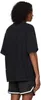 デザイナーファッション衣類 Tシャツ Tシャツルードブラック「カムセカンド」Tシャツポートレートロックプリント半袖Tシャツトップスストリートヒップホップスポーツウェア卸売
