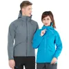 Outdoor Jackets Hoodies Windproof Soft Shell Fleece Jacket Men Women Warm Waterproof Breathable Hooded Coats Outdoor Hiking Camping Climbing Jackets 231120