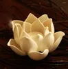 Kerzenhalter aus Keramik, Lotusblumenblätter, Teelichthalter für Heimdekoration, Hochzeitsfeier, Geschenke