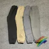 Calças masculinas temporada sólida 6 sweatpants homens mulheres melhor qualidade calças veludo algodão temporada série calças zíper bolso tag t231121