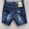 DSQ Phantom Turtle Jeans Men Jean Mens Luxe ontwerper Skinny gescheurde Cool Guy Causal Hole Denim Mode Brand Fit Jeans Man Washed Pants 20408