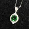 Pendentif Colliers Collier plaqué argent Collier oeil d'ange mosaïque zircone mariage bijoux de fête pour femmes cadeau de saint valentin