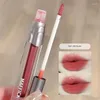 Lipgloss 8 Farben Samt-Matt-Lippenstift Wasserlicht-Spiegelglasur Wasserdichter dauerhafter Lipgloss-Frauen-rote Tönung bilden