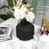 Vazen IJzeren Bloempot Potten Kamerplanten Houder Zwarte Vaas Arrangement Matte Home Decor Emmer Grote Knop Boeket