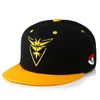 Casquettes de baseball Go Team Valor Hommes Femmes Casquette de baseball Mystic Instinct Unisexe Snapback Broderie Adolescent Anime Hip Hop Papa Chapeau Gorras H018