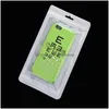 Packing Bags 1000Pcs/Lot 12X21Cm Plastic Zipper Bag Cell Phone Accessories Mobile Case Er Packaging Package Wholesale Lz0779 Drop De Dhdz0