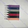 Lu Never Lost Keychain Pinkworld Fashion Yoga Women Fitness Running Elastic Keychains High Quality