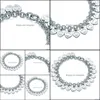 Link Chain Sterling Sier 925 Classic Fashion Heart Card Ladies Bracelet Jewelry Holiday Gift 200925 Drop Delivery Bracelets Otff6