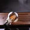 Victoria Vintage LED Bulb 8W 2200K Gold Tint Globe Filament Light Bulbs E26 E27 Base Amber Glass Retro Decorative Lamps