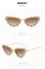 Lunettes de soleil légères de luxe Street Po, tendance, personnalité, diamant, œil de chat, Y2K, épice féminine