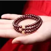 Strand Natural Amber Color Garnet Beaded Bracelet For Women Men Burgundy Boys Girls Hand Jewelry Mother's Day Gift