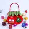 Decorações de natal criativo papai noel cand presente saco bolsa saco de casamento presente decoração bonito