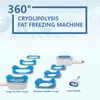 Macchina portatile per criolipolisi 360 Crioterapia Macchina dimagrante per congelamento grassi Doppio mento Cryo 360°