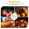 Decorative Flowers 24pcs Halloween Pumpkin Stem Fake Stems Simulation Heads