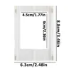 Frames Acrylic Fridge Magnetic Frame Double Sided Po Sleeves Display Holder Art Pictures For Offices Refrigerator Home Decor