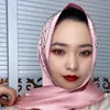 Etniska kläder gratis hijab muslimska kvinnor sjal huvudduk lyxiga tofsar chiffong halsduk malaysia bön kufi islam saudiarabien sommar