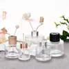 50ml 100ml 150ml 200ml clear empty room aroma reed diffuser glass bottles round luxury 100ml send by UPS/Ocean Express Sktjt